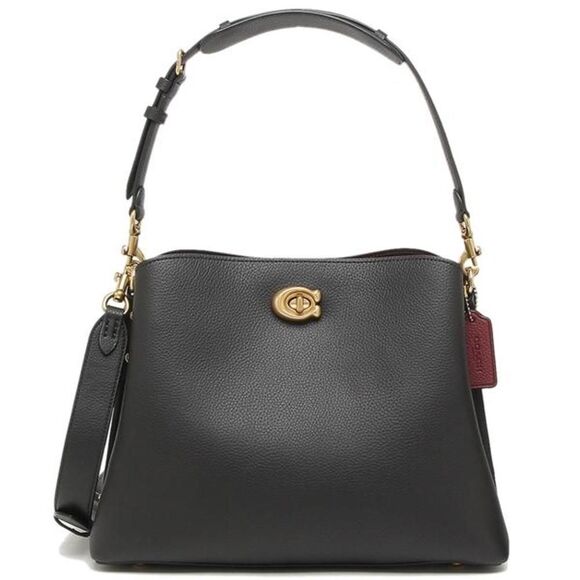 Coach Shoulder Bag Black Leather - Picture 4 of 7